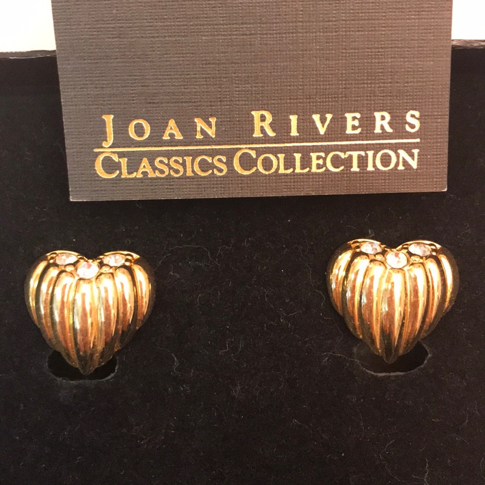 Joan Rivers clip earrings